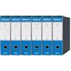 Esselte OXFORD G83 Registratore con Custodia, con Meccanismo a Leva N.1 in Formato Commerciale (23x30cm) con Dorso da 8 cm, Azzurro, Conf.da 6 pezzi, 390783800