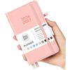 Forvencer Agenda tascabile 2026-2027, agenda settimanale mensile per borsa, 8,9 x 15,2 cm, luglio 2026-giugno 2027, grazioso calendario accademico giornaliero piccolo, fascia elastica, agenda con