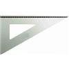 Agendepoint.it Squadra In Alluminio Professionale Con Smusso 60 Gradi 25cm