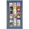 Displayshop Espositore Porta Biglietti Augurali da Parete con 18 Tasche per Biglietti di Dimensioni 12x17/20h cm