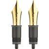 Asvine - Set di 2 8 punte di ricambio - Punta 1.1 compatibile con tutte le penne stilografiche a 8 punte (C2000 e C80), colore oro