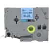 BROVACS 1 nastro laminato nero su blu, compatibile con stampanti Brother P-Touch TZ 541 TZe 541 18 mm 3/4 OPA4541