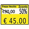 Printex PACK 10 ROTOLI 600 ETICH. 26x19mm GIALLO REMOV. Printex