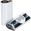 FEIXIU Nastro di trasferimento termico 4.3 x 243' (110mmx74m) - 1 rotolo. Resina migliorata cera 1/2 pollici Core Barcode Ribbon Ink Out per etichetta, Tag Barcode Stampa per Zebra TEC