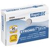 Rapid Strong 21/4 - Graffette galvanizzate, confezione da 5000 pezzi