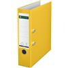 Leitz Raccoglitore con Meccanismo a Leva 180° in Plastica, Formato Commerciale Dorso 8.2 cm, Giallo, 10105015