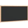 vidaXL Lavagna con cornice in legno massello di pino nera 60x30 cm