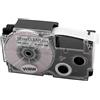 vhbw Cassetta nastro compatibile con Casio KL-750E, KL-8200, KL-8100, KL-820, KL-780 etichettatrice 5,5m x 12 mm nero su trasparente
