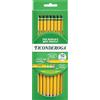 Ticonderoga Dixon Pencil, Ticonderoga, No.2, 10/CD, Yellow, Sold as 1 Package