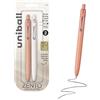 Uni-ball Zento, penne roller a inchiostro gel, 2 penne nere a punta media per una scrittura fluida, penne giapponesi colorate, colori bohémien