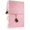 ThxMadam A5 Taccuino,Copertina in Pelle Vintage Notebook A5 Quaderno Pagine a Fogli Mobili Diario di Viaggio Agenda Blocchi Appunti Blocco Note a5 Journal con 200 pagine Kraft e 1 tasca con cerniera in PVC