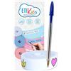 ETIKIDS Nastro per etichettatura dei capi. Etichette + penna per scrivere il nome e contrassegnare i vestiti dei bambini (Fantasia)