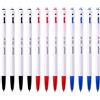 Monami 153 - Penna a sfera 0.7 mm Dozen box (nero, blu, rosso, inchiostro a colori assortiti 12 penne)