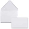 Kartas Formoso Biglietto Opalina bianco per auguri o per fioristi con Busta 11 x 7 cm conf 200 pz art 252644