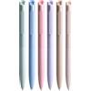 Generico Gel Pens Set, Quick Dry Multicolour Ballpoint Pens, Smooth Writing 6-Piece Stationery Pack, Retractable Ink Tips, Assorted Colours, For School Office Sketching Drawing Doodling Supplies