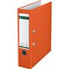 Leitz Raccoglitore con Meccanismo a Leva 180° in Plastica, Formato Commerciale Dorso 8.2 cm, Arancione, 10105045
