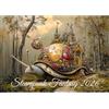 raxxa Calendario mensile Premium Steampunk Fantasy 2026 - DIN A4 orizzontale