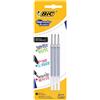 BIC Gel-ocity Illusion Cartucce Penna Gel Cancellabile Punta Media (0,7 mm) - Rosse, Scatola Da 12