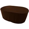 Kaufpirat Premium Copertura per i Mobili da Giardino Ovale 150x100x70 cm Custodia Protettiva Copri Copertura Rivestimento per Sedili Impermeabile Resistenza all'Acqua di 6.000 mm Marrone