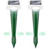 outsweat Repellente Topi Solare con LED e 3 Modalità, 2/4 pezzi Ultrasuoni Per Piccioni per Giardino, Ampia portata e Protezione dall'Acqua Dissuasori Per Topi Ultrasuoni per Talpe, Ratti, Serpenti