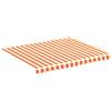 vidaXL Tessuto di Ricambio per Tenda da Sole Giallo e Arancio 3x2,5 m