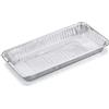 Weber Vaschette Raccogligocce in Alluminio - XL (42 x 21 x 4 cm), 5 Pezzi, per Griglie a Carbone con Diametro di almeno Ø 57cm, in Alluminio, per la Raccolta di Succhi, per la Cottura Indiretta (6454)