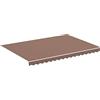 vidaXL Tessuto di Ricambio per Tenda da Sole Marrone 3,5x2,5 m