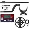 RFGTHY Metal Detector Sotterraneo Professionale Profondità 40 Cm Scanner Search Finder Gold Treasure Hunter Bobina Di Ricerca Da 8 Pollici Alta Sensibilità
