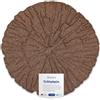 bepco Pedana da giardino, set da 4 pezzi, in gomma (set di 4 pietre in gomma riciclata, Ø 46 x 1,7 cm, marrone)