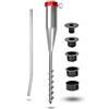 dszapaci Manicotto a Terra per asciugabiancheria rotativo Ø25-55mm Ancora a Terra Supporto per ombrellone Punta a Terra Manicotto a Vite da Spiaggia Ancora a Terra Manicotto a Vite Manicotto a Terra