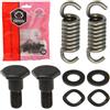IMJ-Global Set di Riparazione per Frizione del Decespugliatore a Scoppio | 8 Pezzi | 2 Viti | 2 Molle | 2 Rondelle Piatte | 2 Rondelle Sagomate
