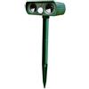 EBILUN Energia solare ad ultrasuoni Pest Animale RepellerGarden Gatto Cane Scarer Contro (Style 1)