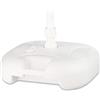 Relaxdays Base per Ombrellone in Plastica, Riempibile con Acqua e Sabbia, per Aste D: 25-32 mm, 43 x 43cm, Grigio Chiaro