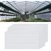 Naizy - Pannelli alveolari in policarbonato, 14 pezzi, 4 mm, 10,25 m², per serra da giardino, pannelli doppi di ricambio (60,5 x 121 cm)