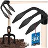 KOTARBAU® Forca a 3 Denti per Scavare Patate con Manico in Legno 90 cm Forchetta da Giardino Strumenti Manuali Attrezzi Accessori da Giardino