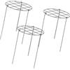 Milageto 3 Pezzi Peony Support Cage Crescere Attraverso i Cerchi in Metallo Telaio Giardino di Supporto per Piante per Piante Verdure Fragole, Griglie