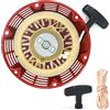 Multisland Motorino di avviamento a strappo compatibile con Honda GX240 8Hp GX270 9Hp 9Hp Motore Pull Start Assemblea di ricambio con cavo extra e maniglia sostituisce 28400-ZE2-W01ZA 28400-ZE2-W01ZB