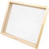 Generico Setaccio Terriccio - Legno 29x32,5x5cm | Setaccio Terra | Crivello Suolo | Rete Giardinaggio Sabbia Pietre Per Filtrare Terreni, Eliminare Scarti E Preparare Aiuole Per Coltivazione E Sistemazione