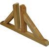 PAPILLON Piede per Pannello in Legno - Piedino Doppio per GRIGLIATO - Gia' IMPREGNATO