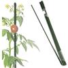 KARAT Supporto per piante rampicanti, pomodori, cetrioli, lamponi o fiori, supporto per piante rampicanti, rampicanti, in plastica e metallo, 10 pezzi (lunghezza 150 cm, spessore 11 mm)