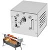 Futchoy Motore per barbecue per spiedino, 25 W, in acciaio inox, 60 kg, motore rotante, 220 V, per griglia, griglia, per arrosti, spiedini, spiedini e polli