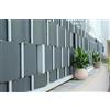 PINTO FERRAMENTA E-COMMERCE Pinto FERRAMENTA Striscie Pannelli PVC Frangisole Schermatura Privacy Copri Balcone Ringhiera Cancelli Terrazzi Giardino Pannelli Recinzioni Esterno Kit 5PZ H95cm x 2.50mt (Marrone)