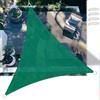 SSFMSF Tende da Sole Rete Ombreggiante 1.5x1.5x1.5m, Triangolo Telo Ombra con Protezione UV 90%, Tessuto HDPE Resistente al Vento e Traspirante, per Giardino, Terrazza, Balcone - Verde