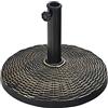 RELAX4LIFE Base per Ombrellone da Giardino, Base Rotonda per Palo Ombrelloni 38/48mm, Supporto Porta Ombrellone per Giardino, Balcone, Terrazza e Bar (12, Chilogrammi)