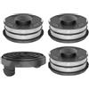 Zhanhai Bobina di filo + tappo adatto per Einhell GC-ET 4530 3405685 accessori di ricambio per decespugliatori, bobine di alimentazione automatica (A)