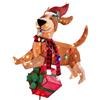 Zoegneer Stringa luminosa a LED per cani in acrilico per esterni, progettata per la decorazione del cortile di Natale, con illuminazione a risparmio energetico e materiale (2)