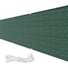 LIJIAO Frangivisto Balcone Recinzione 100 x 500 cm Privacy Balcone in HDPE Balcone Schermi Divisori Protettivi con Occhielli per Balconi Recinzioni, Verde Scuro