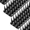 Konzept 11 Dissuasore per piccioni, in plastica resistente ai raggi UV, 3 file di protezione per uccelli, ideale per balcone e davanzale, montaggio rapido, 1,5 m (3 pezzi x 50 cm, altezza 3 cm