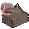 Generico Giardino 90% Telo da ombra Durevole Rete Ombreggiante Caffè Telone Ombreggiante con occhielli Esterno Vela Parasole Copertura Ombreggiante (Color : Coffee, Size : 3x7m)
