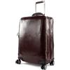 Piquadro Trolley cabin 4 ruote SLIM,porta abiti in pelle - Bagagli- Borsa a tracolla Unisex - Adulto, Mogano, BV5004B2/MO
